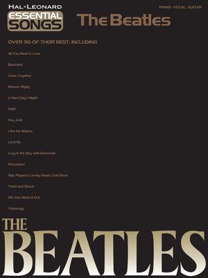 cover image of Essential Songs--The Beatles (Songbook)